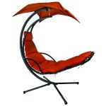 Šūpuļkrēsls DREAM RED ar jumtiņu, H205cm, krāsa: sarkana.
